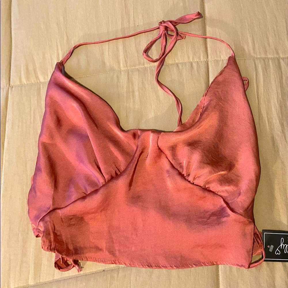 Blush Pink Crop Top